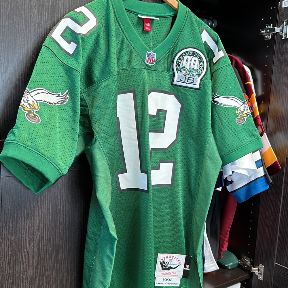 Randall Cunningham Philadelphia Eagles Mitchell & Ness 1992 Authentic NFL Jersey - Picture 5 of 10
